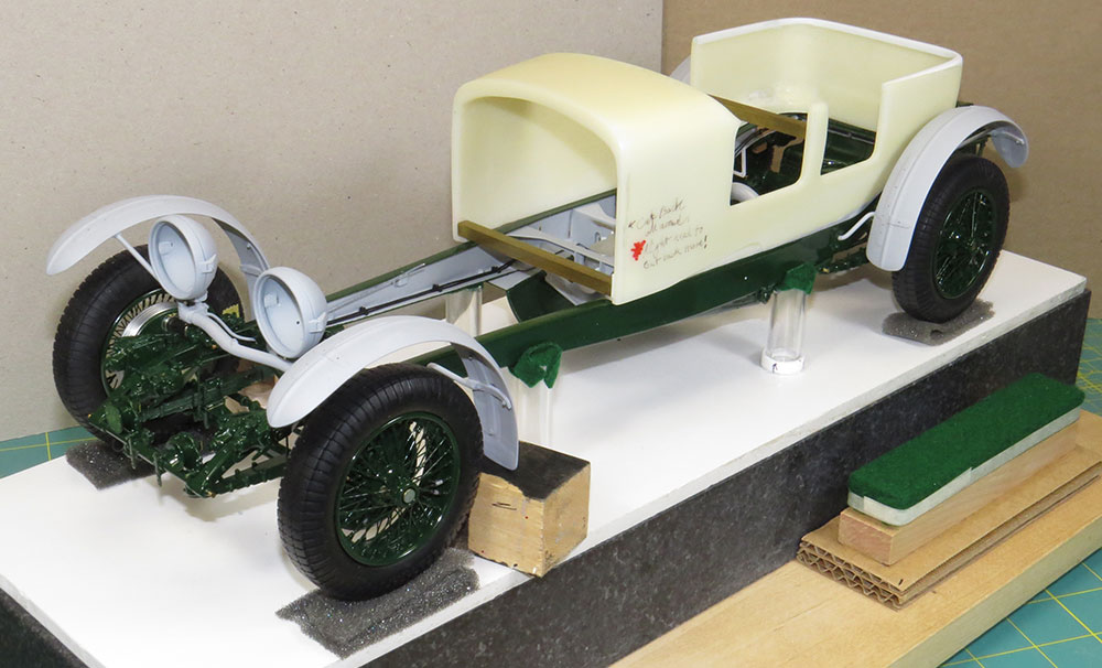 1/12 scale -Bentley Speed Six "Old No. 2" Le Mans 1930 factory team car.