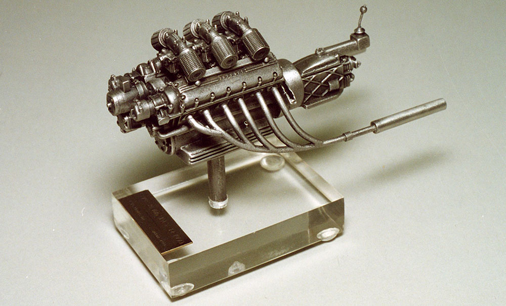 Ferrari 166 MM Engine - Pewter