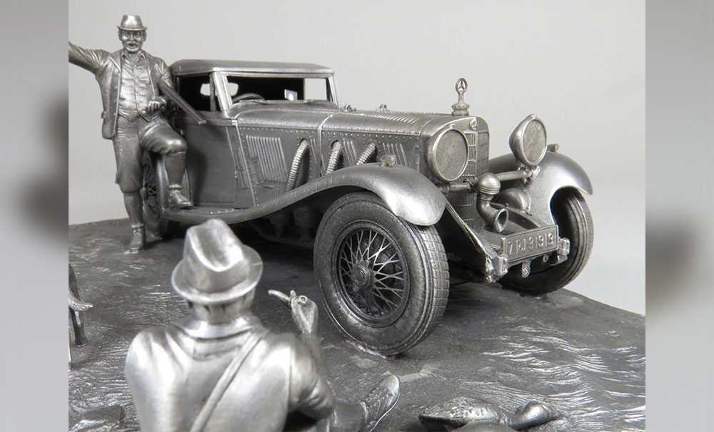 Sculpture: Mercedes-Benz SSK the franklin mint