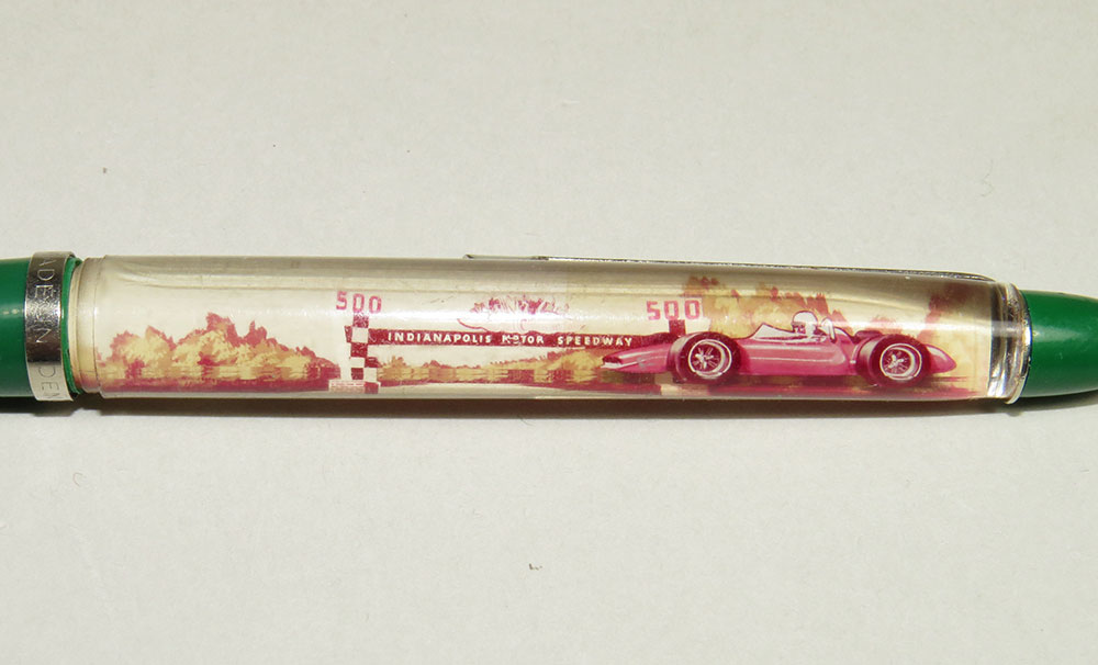 1960s Vintage Indianapolis 500 Floaty Mechanical Pencil